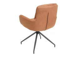 Silla de comedor MCW-K32 (juego de 6), aspecto ante marrón