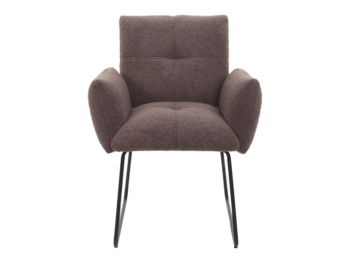 Silla de comedor MCW-K34 (juego de 6), marrón