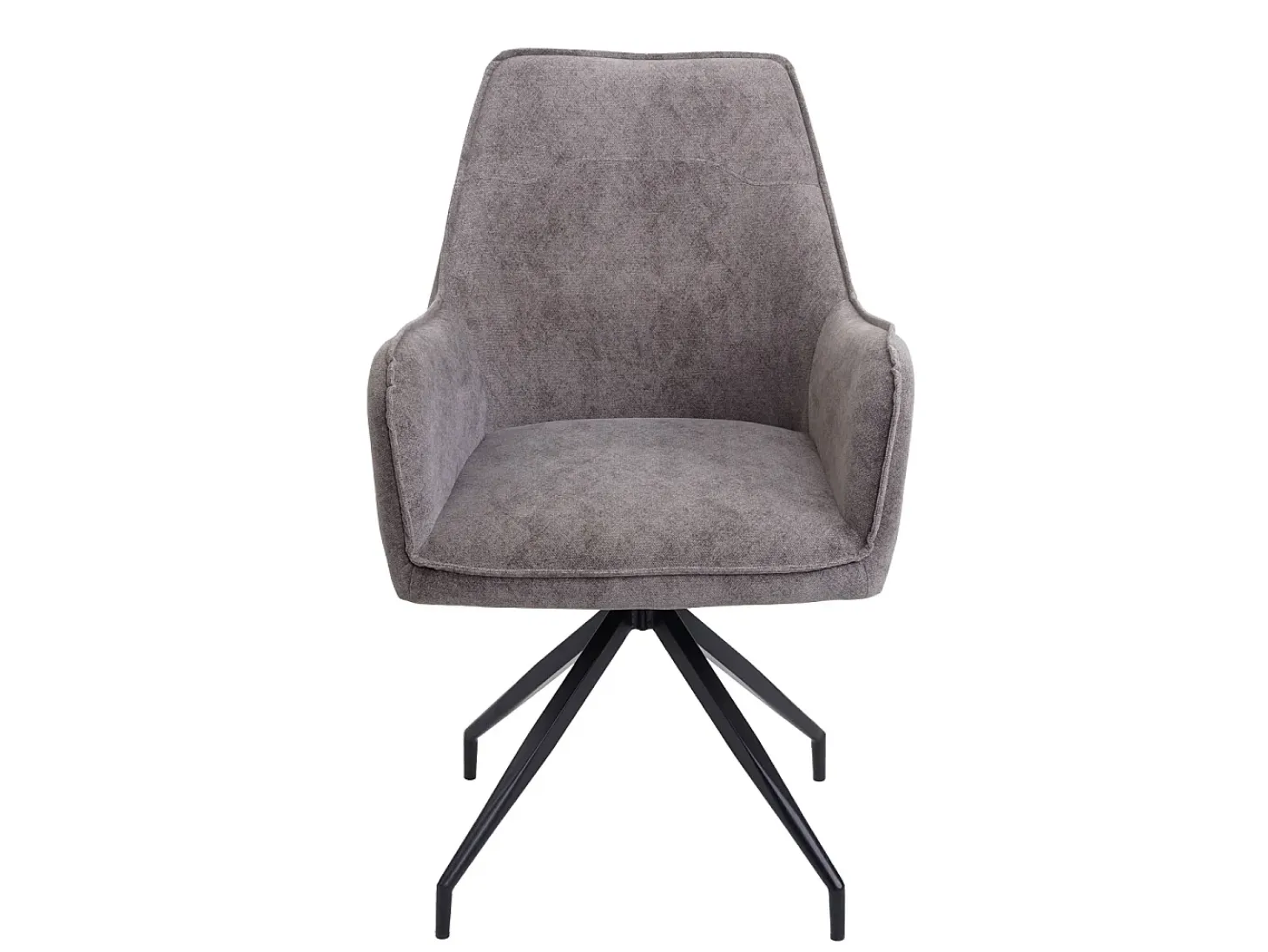 Silla de comedor MCW-K15 (juego de 6), gris oscuro