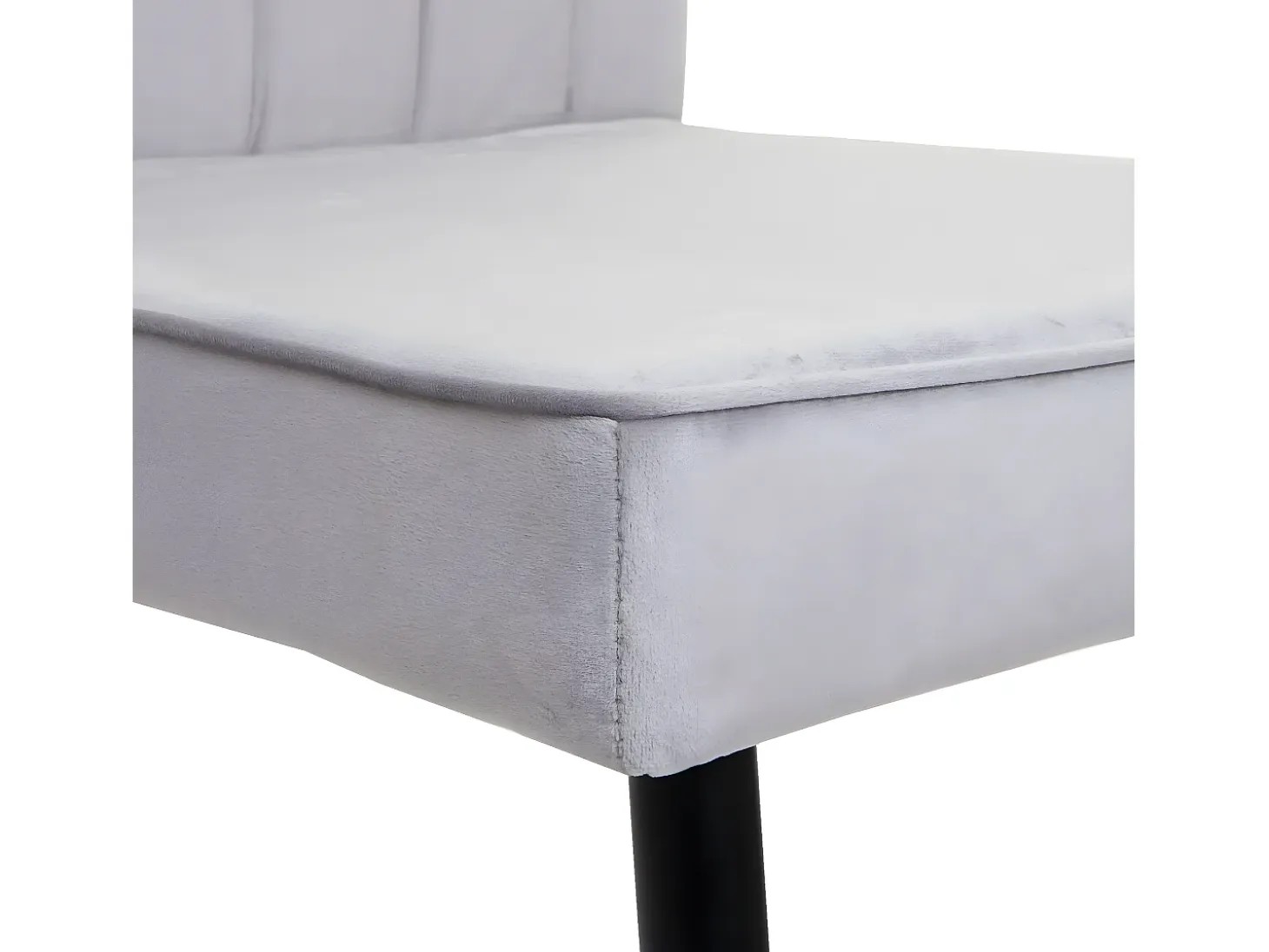 Silla de comedor MCW-K16 (set de 2), gris claro