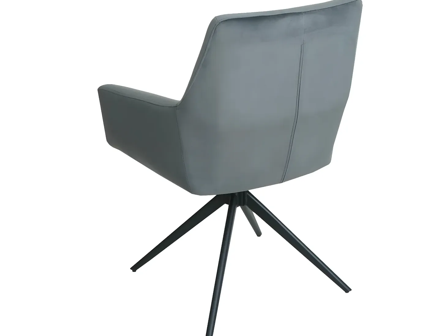 Silla de comedor MCW-L91 (juego de 6), gris oscuro