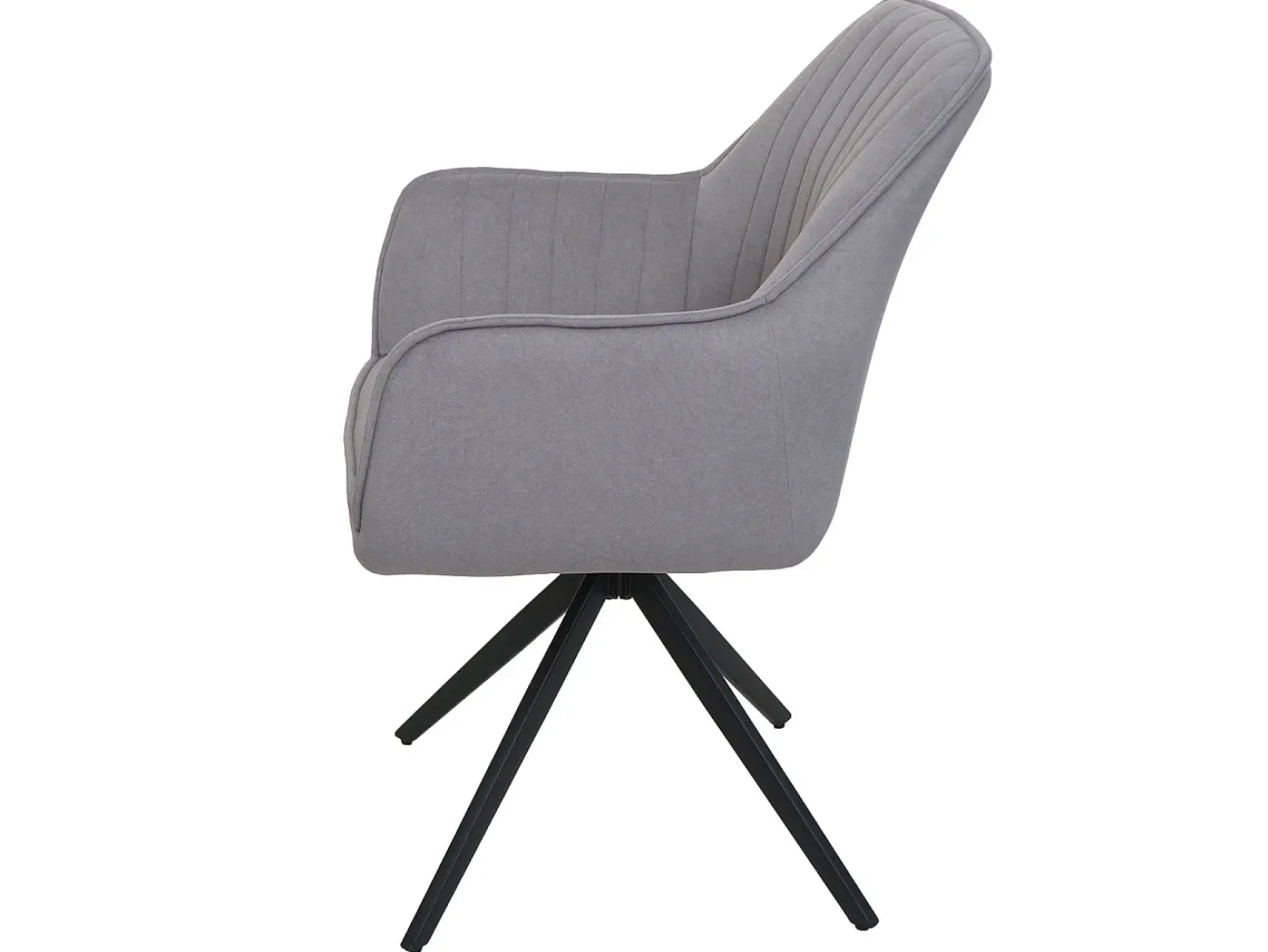 Silla de comedor MCW-L79 (set de 2), gris claro