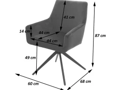 Silla de comedor MCW-L91 (set de 2), verde