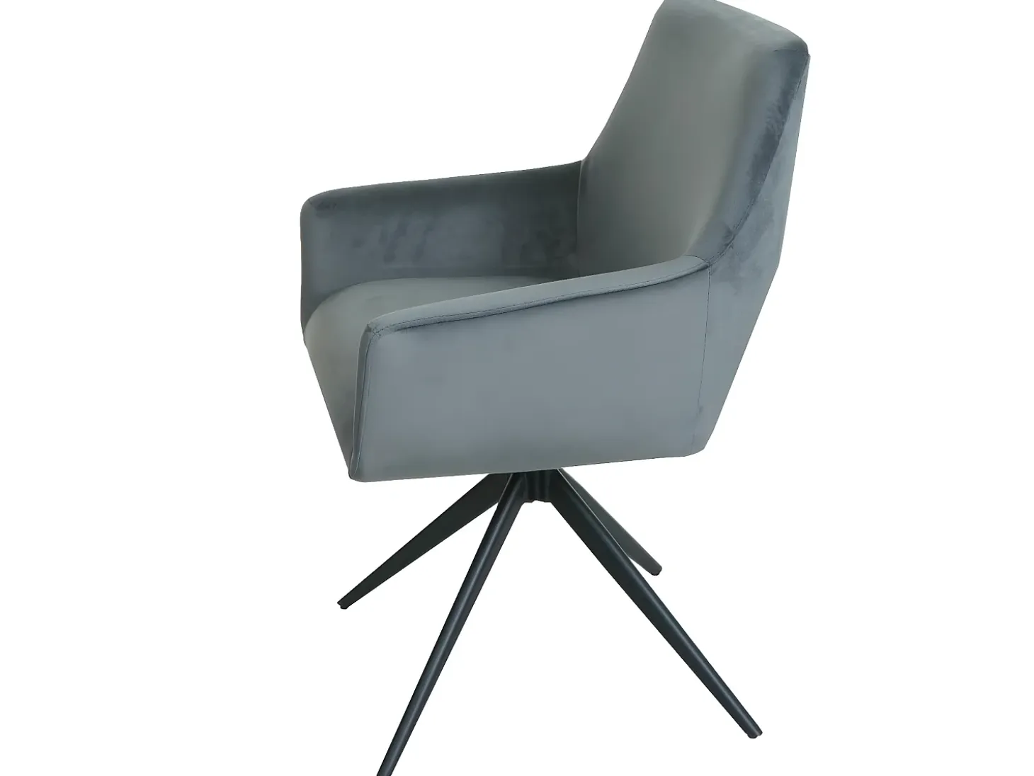 Silla de comedor MCW-L91 (set de 2), gris oscuro