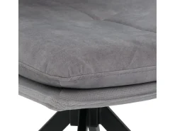 Silla de comedor MCW-M68 (juego de 6), gris