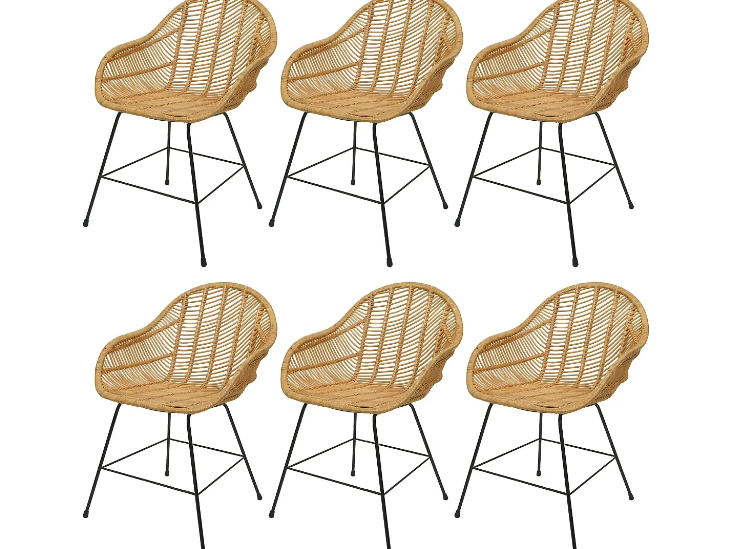 Silla de comedor MCW-M28 (juego de 6)