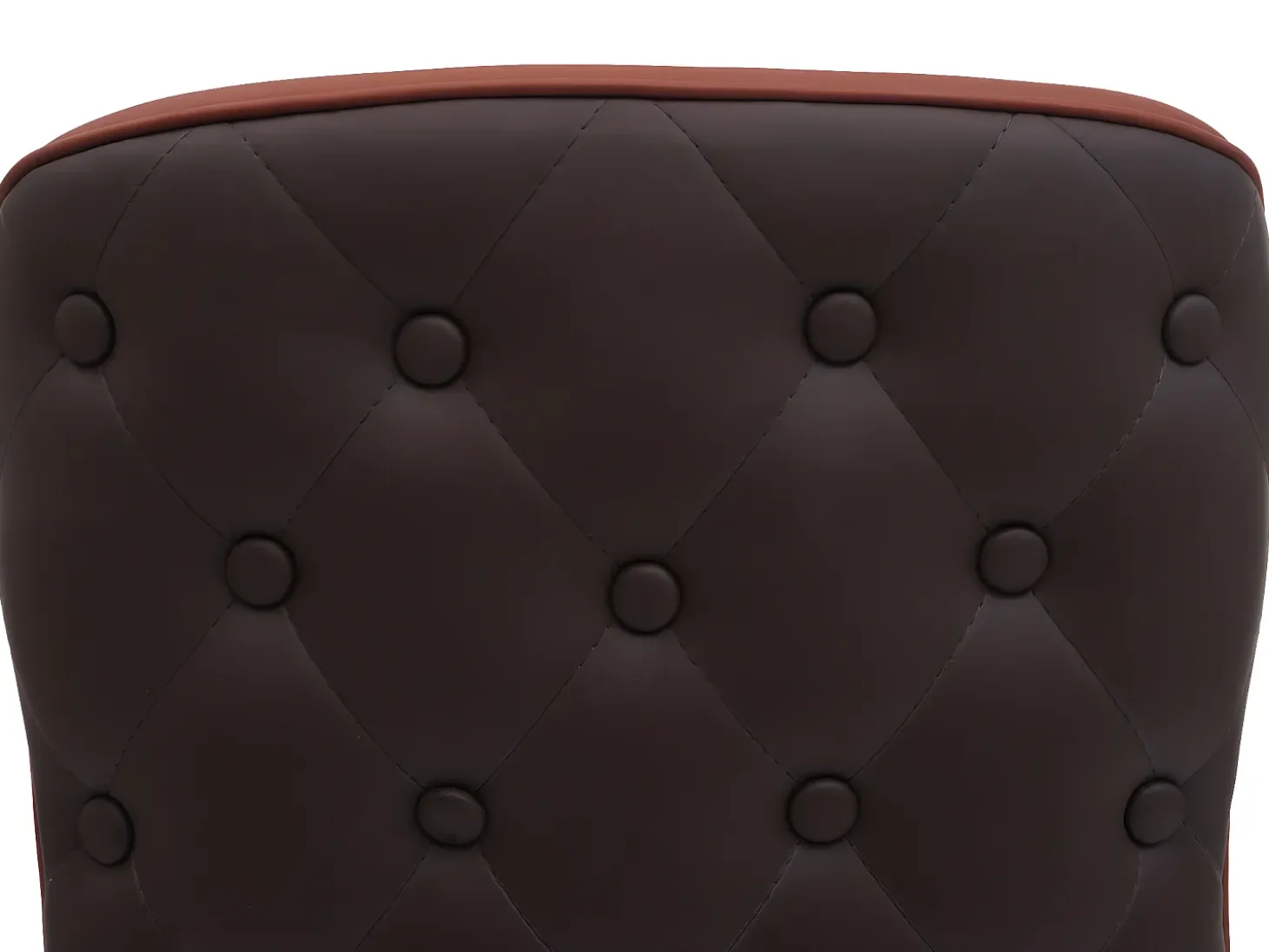 Silla de comedor MCW-M60 (set de 2), terracota-marrón
