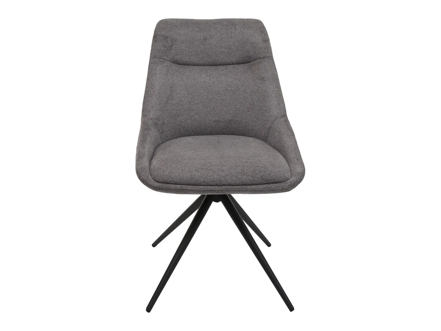 Silla de comedor MCW-M65 (set de 2), gris