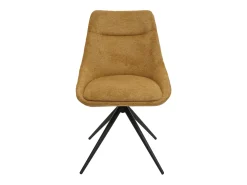 Silla de comedor MCW-M65 (set de 2), amarillo mostaza