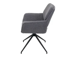 Silla de comedor MCW-N74 (juego de 6), gris