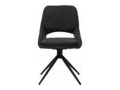 Silla de comedor MCW-N74 (juego de 6), gris oscuro