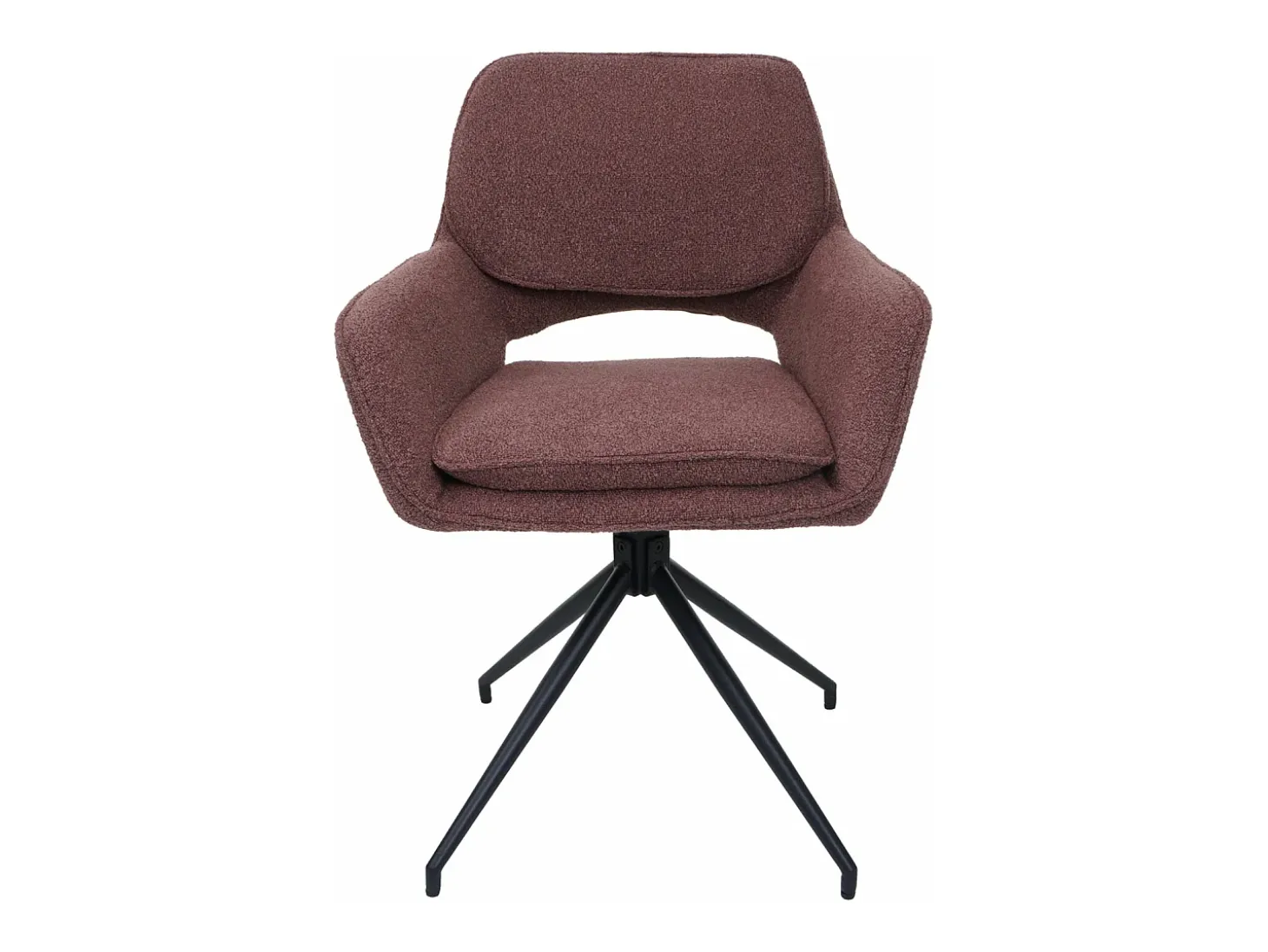 Silla de comedor MCW-N74 (juego de 6), marrón claro