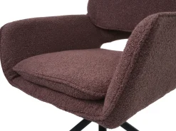 Silla de comedor MCW-N74 (juego de 6), marrón claro