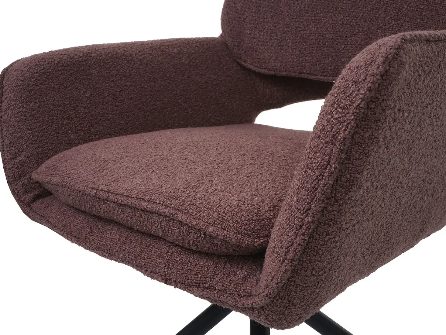 Silla de comedor MCW-N74 (juego de 6), marrón claro
