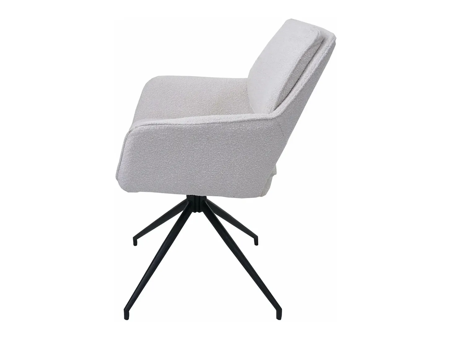 Silla de comedor MCW-N74 (juego de 6), crema