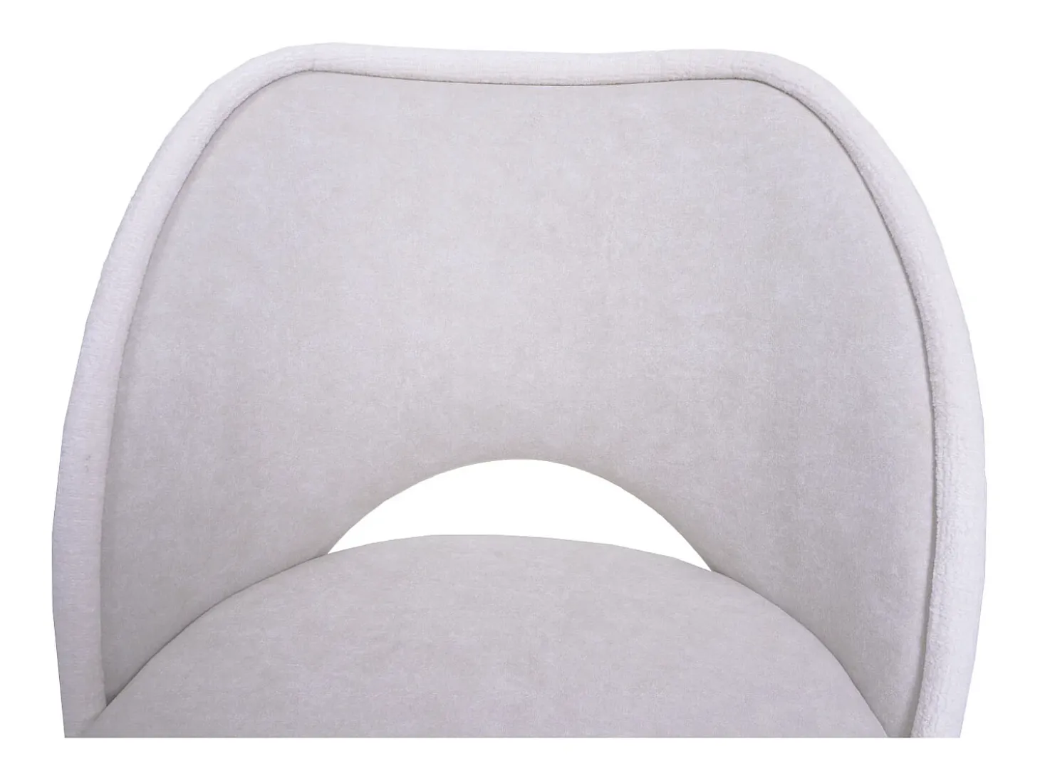 Silla de comedor MCW-N72 (set de 2), crema