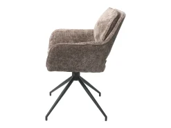 Silla de comedor MCW-N74 (set de 2), marrón