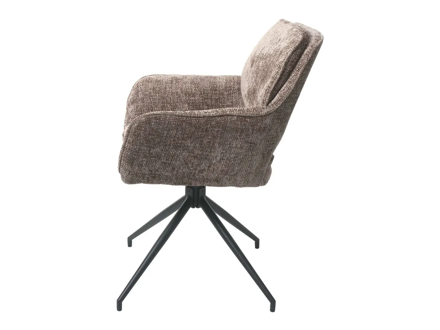 Silla de comedor MCW-N74 (set de 2), marrón
