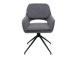 Silla de comedor MCW-N74 (set de 2), gris
