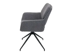 Silla de comedor MCW-N74 (set de 2), gris