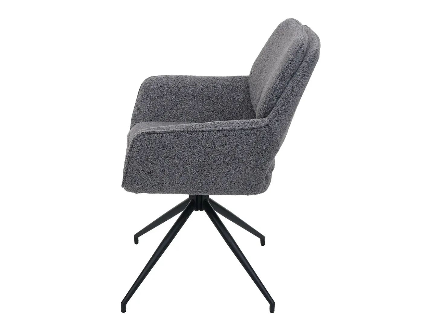 Silla de comedor MCW-N74 (set de 2), gris