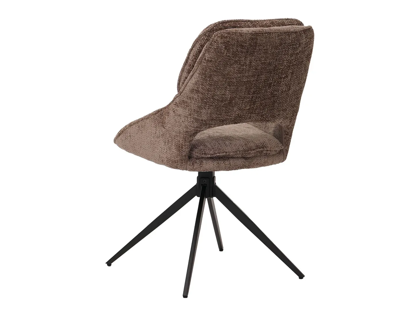 Silla de comedor MCW-N73 (set de 2), marrón