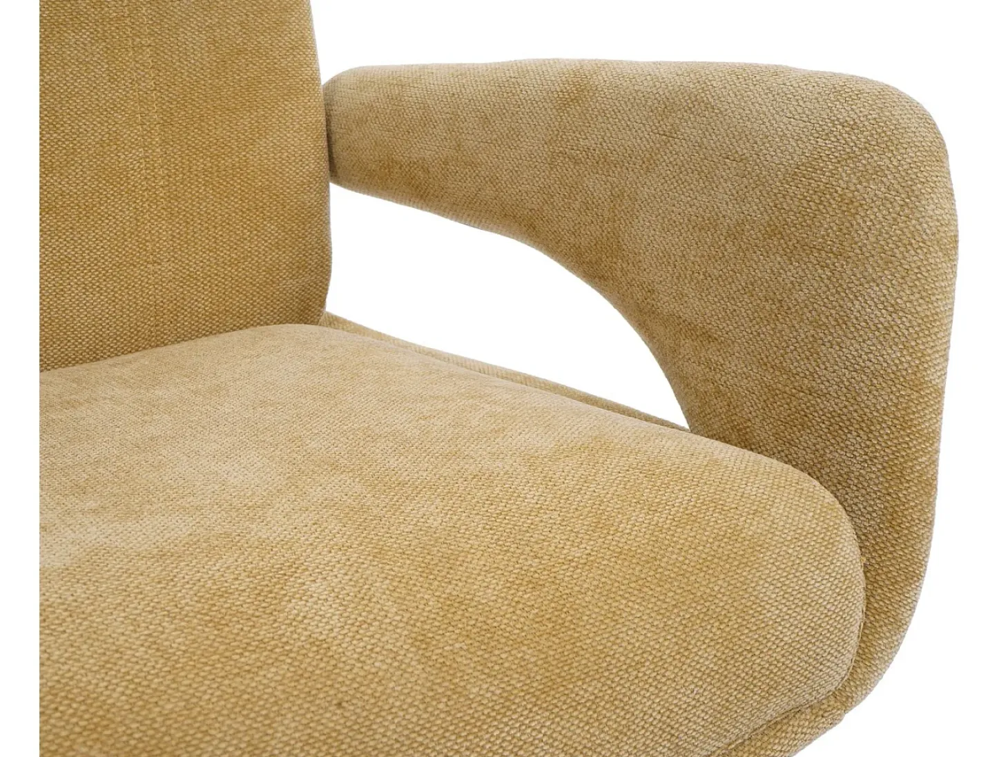 Silla de comedor MCW-O78, amarillo mostaza