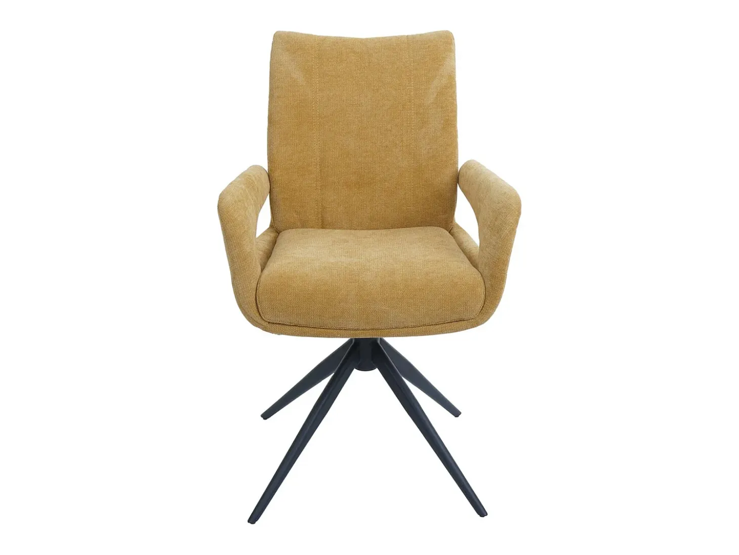 Silla de comedor MCW-O78, amarillo mostaza