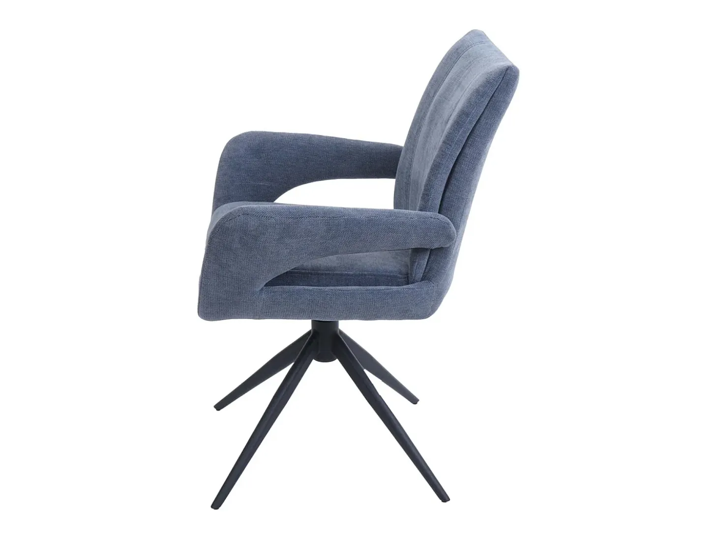 Silla de comedor MCW-O78, gris azulado