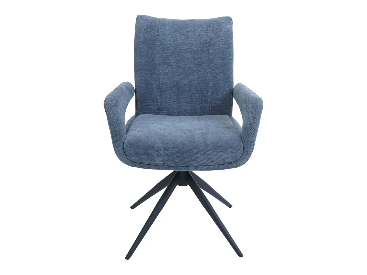 Silla de comedor MCW-O78, gris azulado