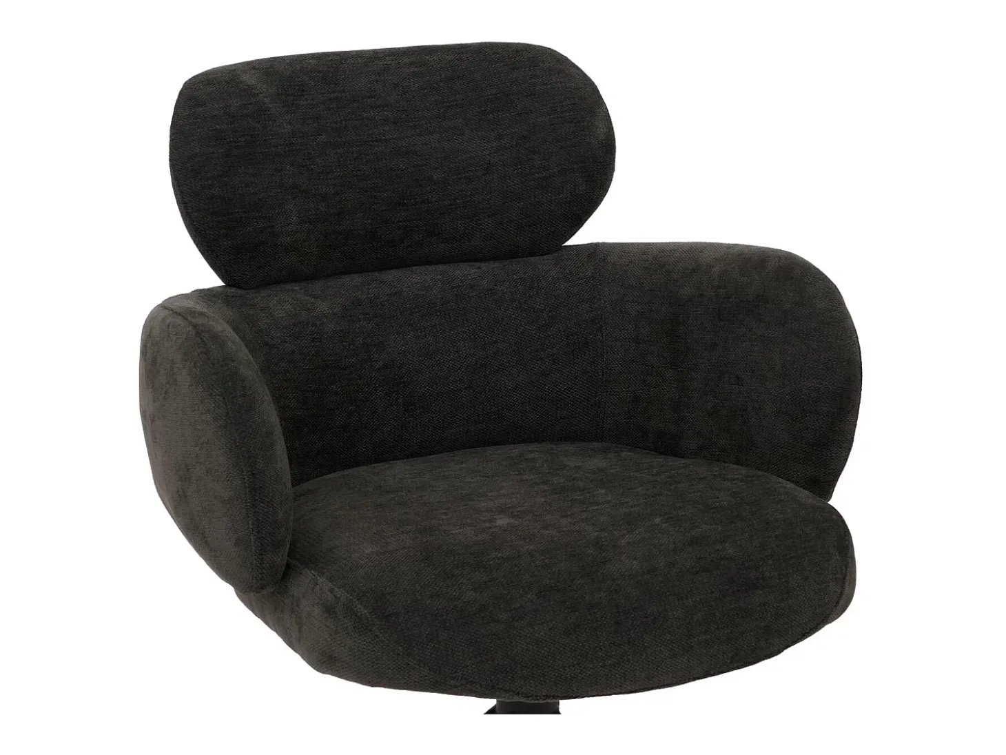Silla de comedor MCW-O77 (juego de 6), antracita