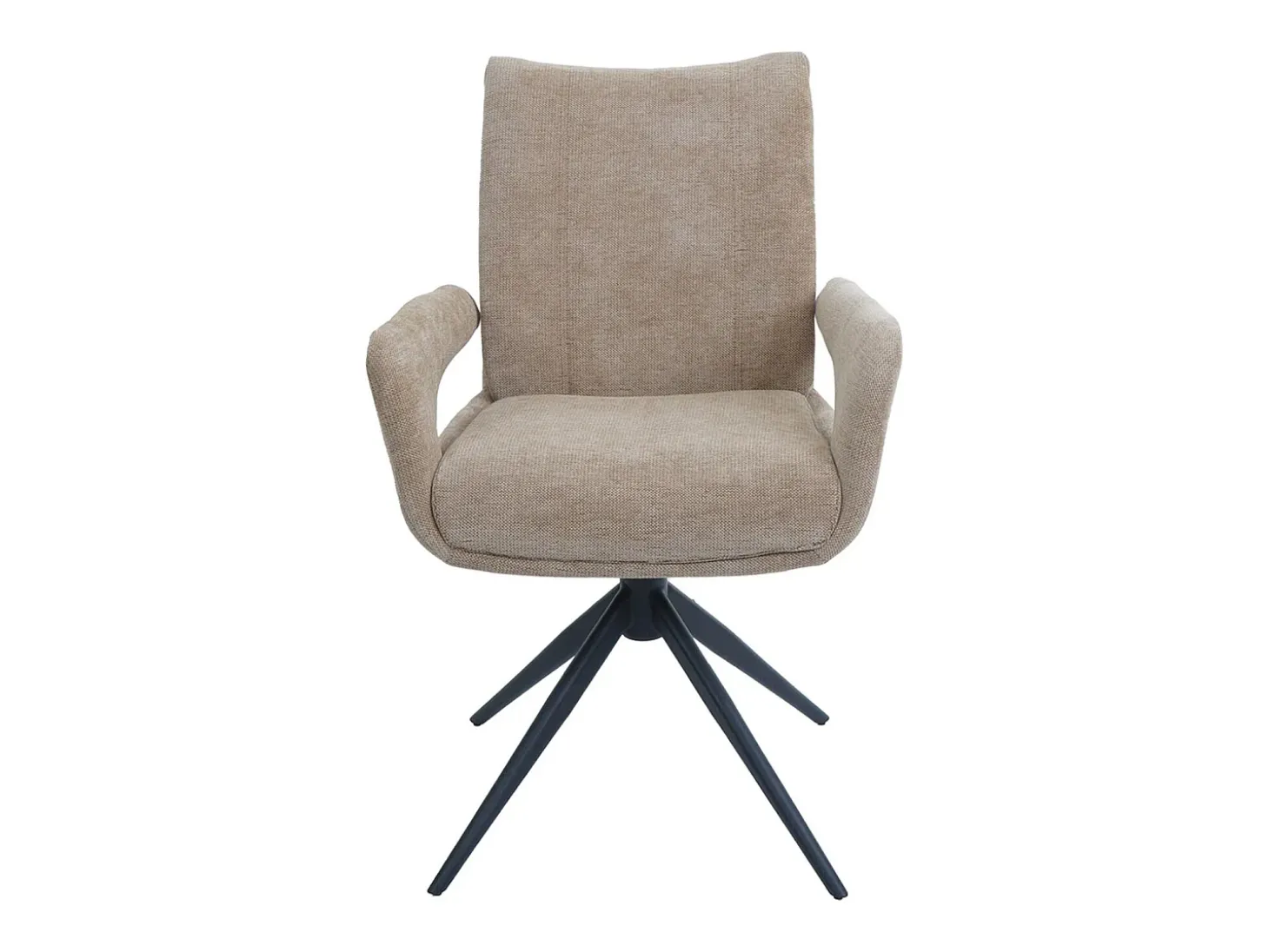 Silla de comedor MCW-O78 (juego de 6), marrón claro