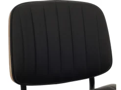 Silla de comedor MCW-O44 (juego de 6), natural, blanco