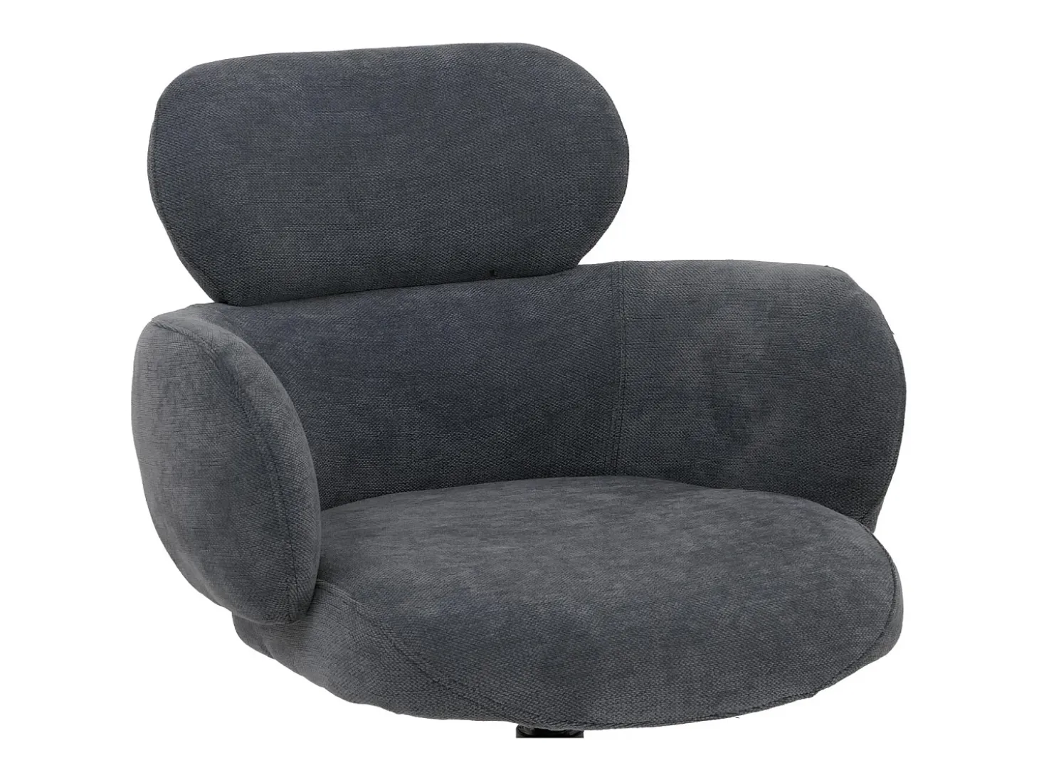 Silla de comedor MCW-O77 (juego de 6), gris azulado