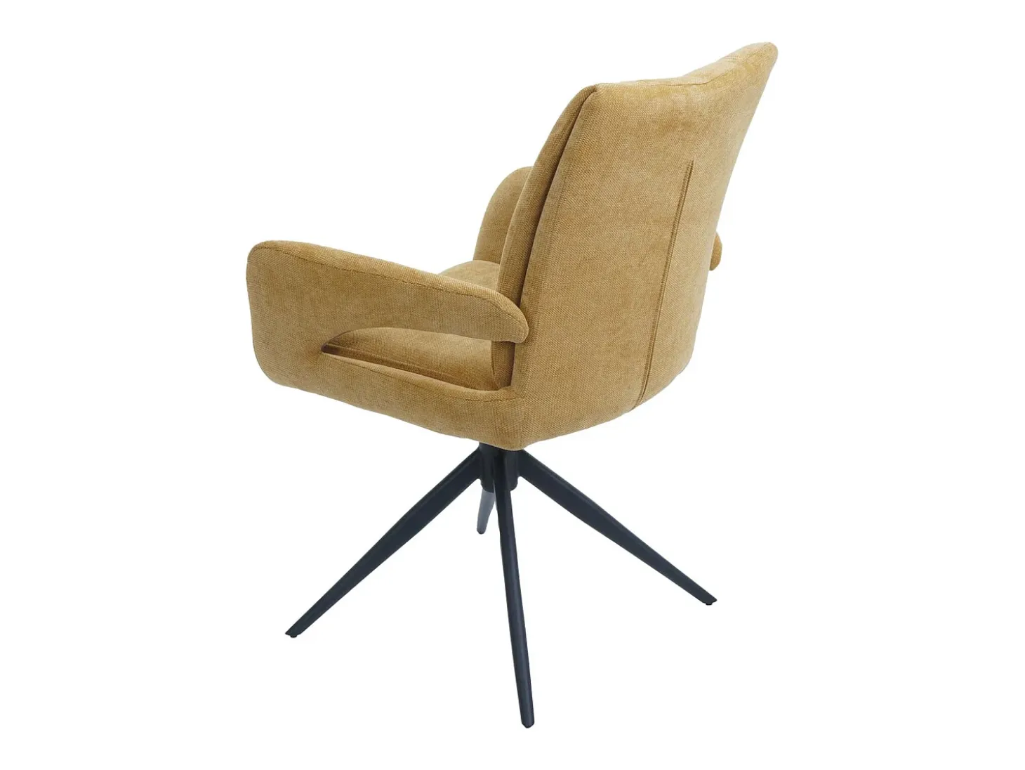 Silla de comedor MCW-O78 (juego de 6), amarillo mostaza