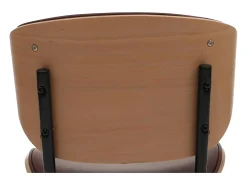Silla de comedor MCW-O45 (juego de 6), natural, marrón vintage
