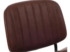 Silla de comedor MCW-O44 (juego de 6), aspecto nogal, marrón vintage