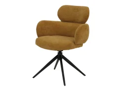 Silla de comedor MCW-O77 (juego de 6), amarillo mostaza
