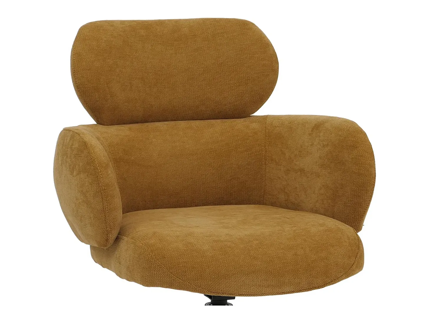 Silla de comedor MCW-O77 (juego de 6), amarillo mostaza