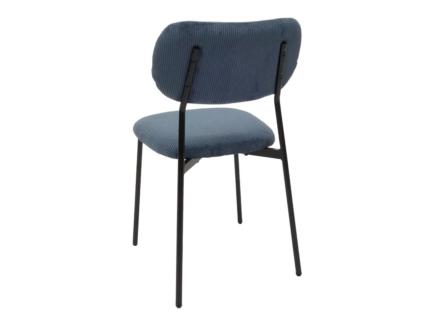 Silla de comedor MCW-O26 (juego de 6), azul