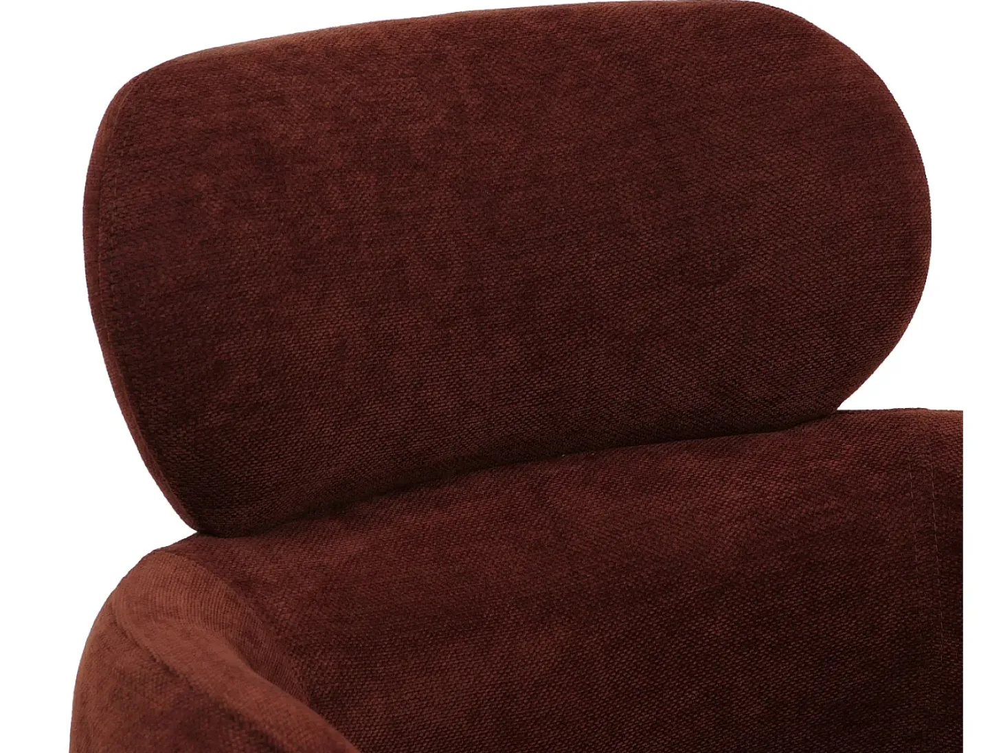 Silla de comedor MCW-O77 (juego de 6), rojo marrón