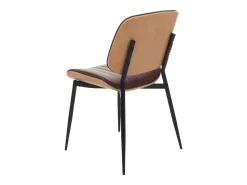 Silla de comedor MCW-O44 (set de 2), natural, vintage marrón