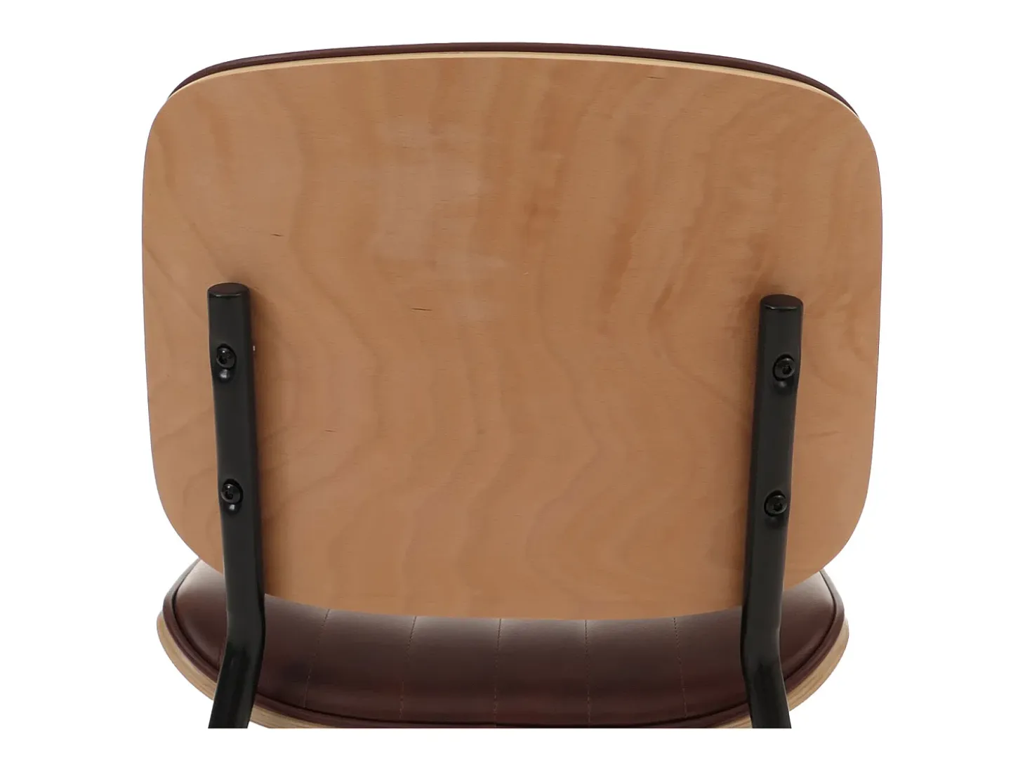 Silla de comedor MCW-O44 (set de 2), natural, vintage marrón