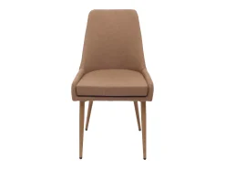 Silla de comedor MCW-O27 (set de 2), marrón