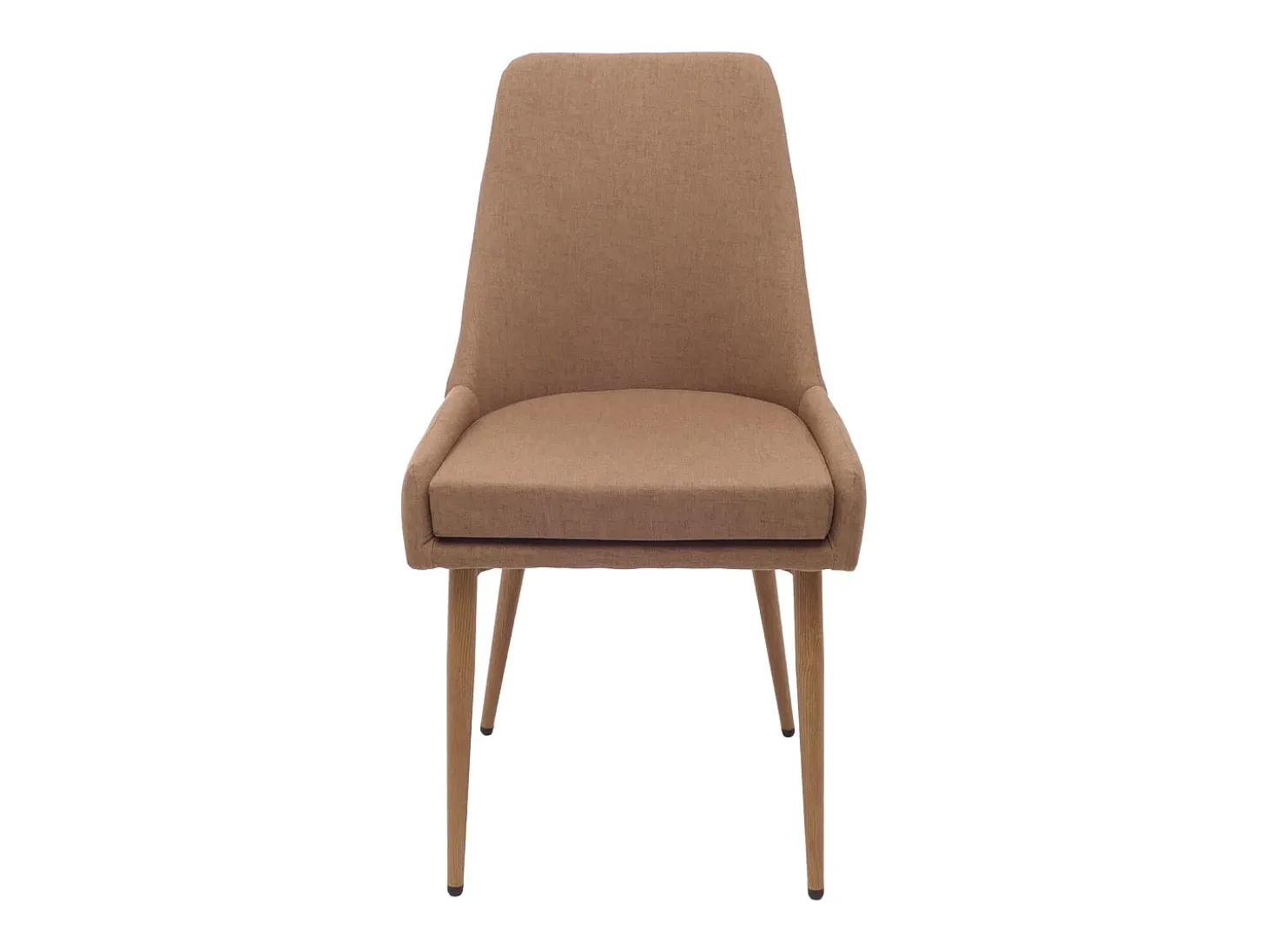 Silla de comedor MCW-O27 (set de 2), marrón