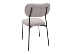 Silla de comedor MCW-O26 (set de 2), gris claro