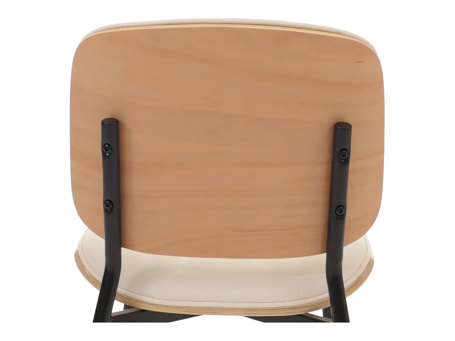 Silla de comedor MCW-O44 (set de 2), natural, blanco