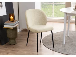 Silla de comedor Patricia beige.