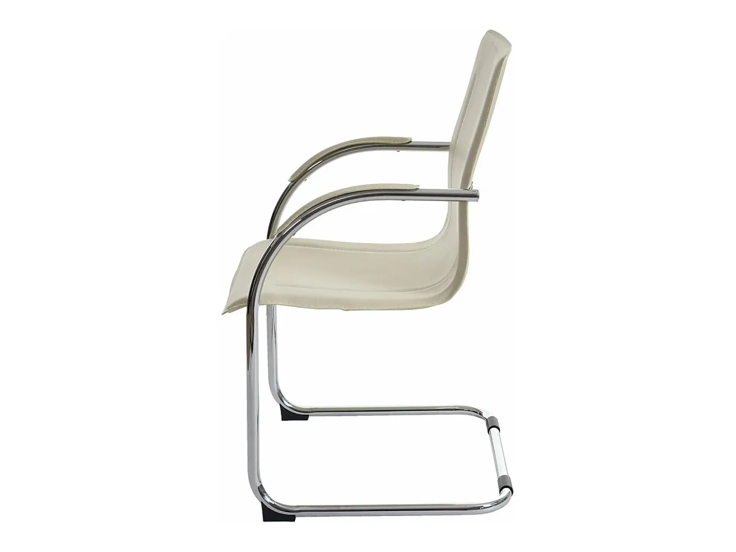 Silla de comedor Perm, crema