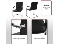 Silla de comedor Perm, crema